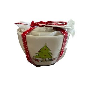 Rae Dunn watercolor christmas tree measuring cups